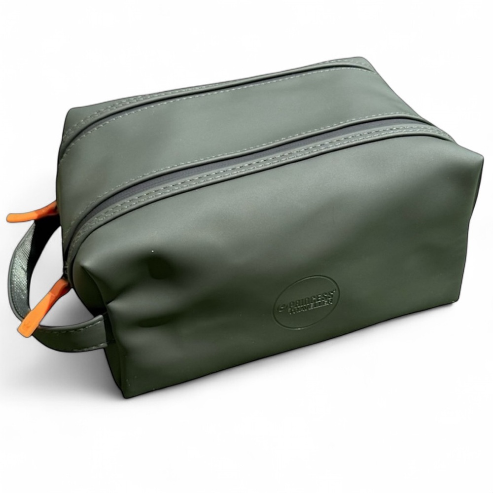 waterproof Rubber Toiletry travel bag dopp kit cosmetic travel organizer